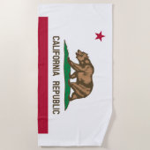 Flag Of California beach towel ビーチタオル (正面)