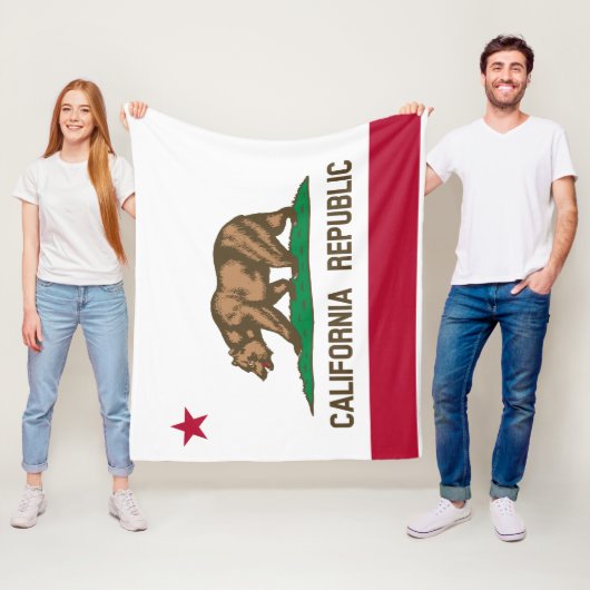 Flag Of California,California flag blanket フリースブランケット (インサイチュ)