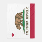 Flag Of California,California flag blanket フリースブランケット (正面)