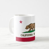Flag Of California, California flag, mug コーヒーマグカップ (正面左)