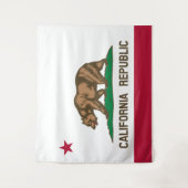 Flag Of California Wall Tapestry タペストリー (正面)