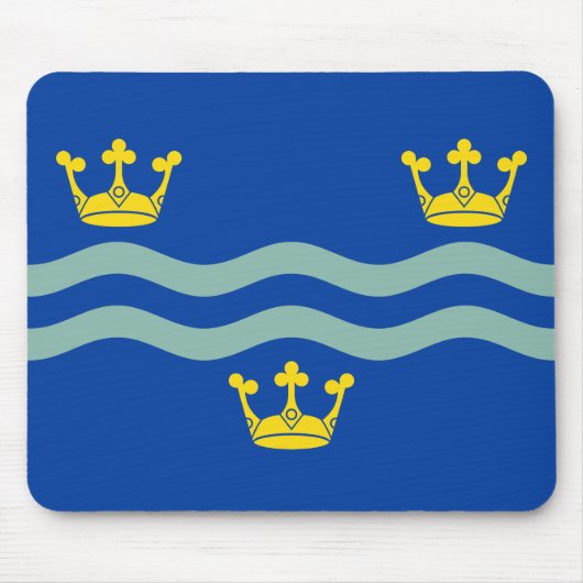 Flag of Cambridgeshire Mouse Pad マウスパッド (正面)