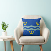 Flag of Cambridgeshire Throw Pillow クッション (椅子)