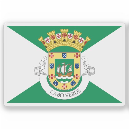 Flag of Cape Verde (Cabo Verde, 1932 proposal) シール (正面)