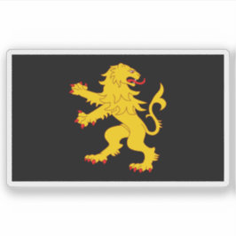 Flag of Ceredigion (Cardiganshire) county, Wales シール
