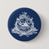 Flag of Charleston, South Carolina Button 缶バッジ (正面)