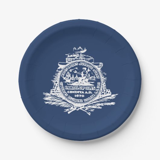 Flag of Charleston, South Carolina Paper Plates ペーパープレート (正面)