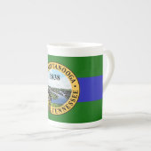 Flag of Chattanooga, Tennessee Bone China Mug ボーンチャイナマグカップ (正面右)