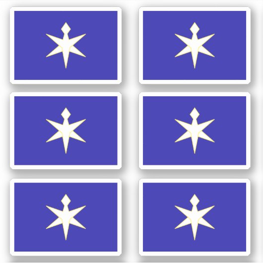 Flag of Chiba Prefecture, Japan シール (正面)