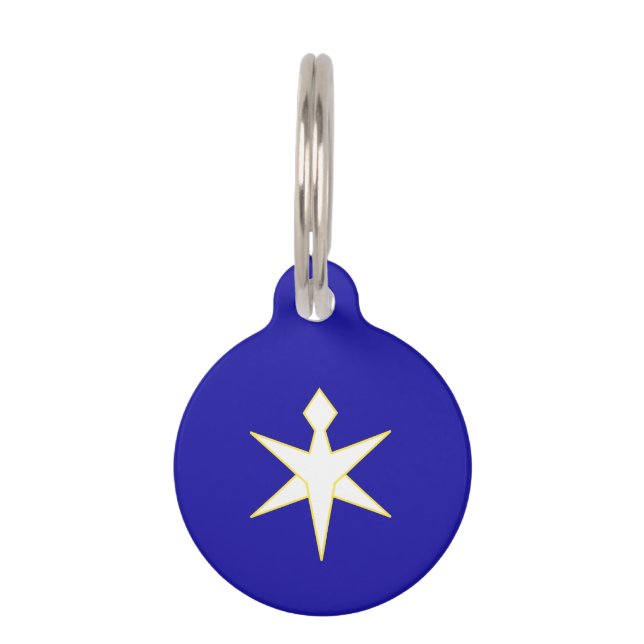 Flag of Chiba Prefecture, Japan ペット　ネームタグ (正面)