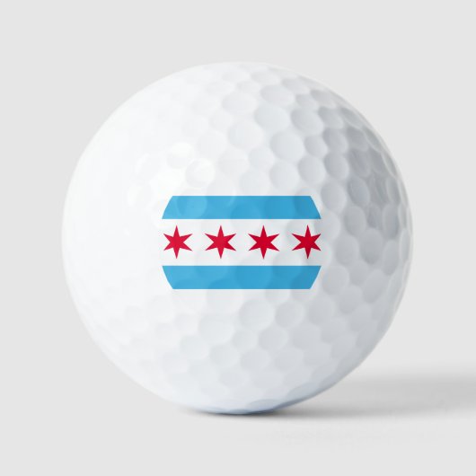 Flag of Chicago ゴルフボール (正面)