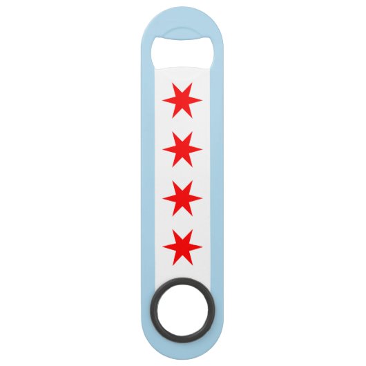 Flag of Chicago, Illinois スピード栓抜き (正面)