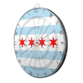 Flag of Chicago, Illinois Dartboard ダーツボード (正面右)