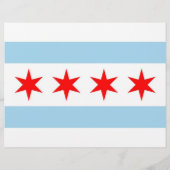Flag of Chicago, U.S.のチラシ チラシ (裏面)
