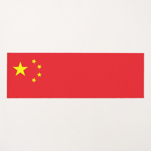 Flag of China ヨガマット (正面(横))