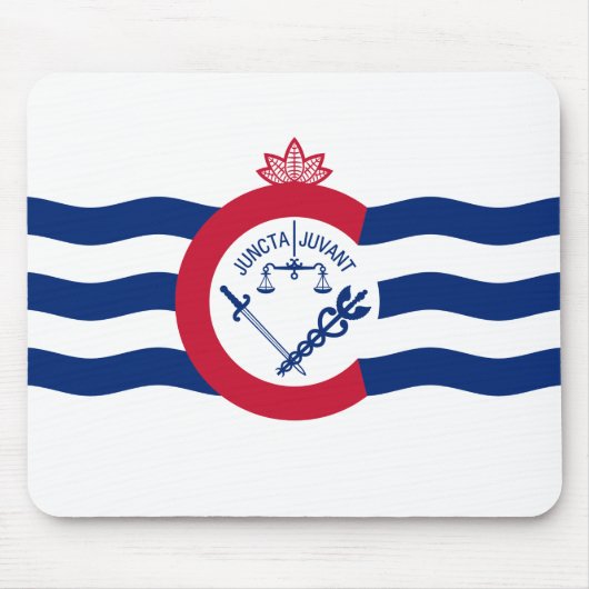 Flag of Cincinnati, Ohio Mouse Pad マウスパッド (正面)