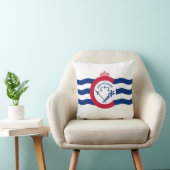 Flag of Cincinnati, Ohio Throw Pillow クッション (椅子)