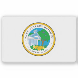 Flag of Citrus Heights, California, USA シール
