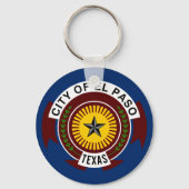 Flag of City of El Paso, Texas Keychain キーホルダー (裏面)