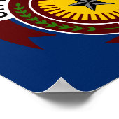 Flag of City of El Paso, Texas Poster ポスター (角)