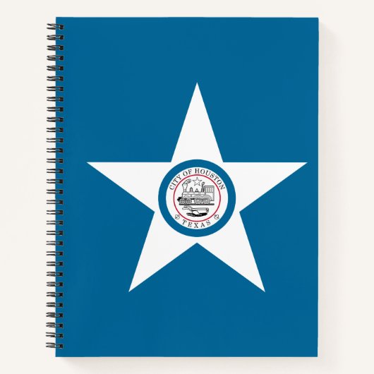 Flag of city of Houston, Texas Notebook ノートブック (正面)