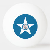 Flag of city of Houston, Texas Ping-Pong Ball 卓球ボール (裏面)