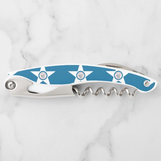 Flag of city of Houston, Texas Waiter's Corkscrew ソムリエナイフ (正面)
