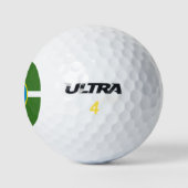 Flag of city of Jackson, Mississippi Golf Balls ゴルフボール (ロゴ)
