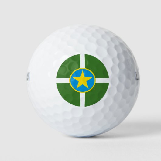 Flag of city of Jackson, Mississippi Golf Balls ゴルフボール (正面)