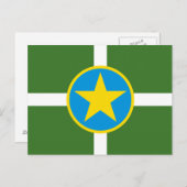 Flag of city of Jackson, Mississippi Postcard ポストカード (正面/裏面)