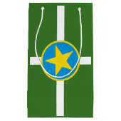 Flag of city of Jackson, Mississippi Small Gift Ba スモールペーパーバッグ (正面)