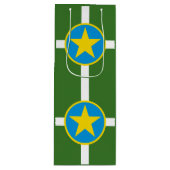 Flag of city of Jackson, Mississippi Wine Gift Bag ワインギフトバッグ (正面)