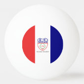 Flag of Cleveland, Ohio Ping Pong Ball 卓球ボール (裏面)