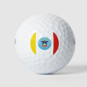 Flag of Columbus, Ohio Golf Balls ゴルフボール (正面)