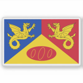 Flag of Craig-y-dorth (Cwmcarvan), Wales シール