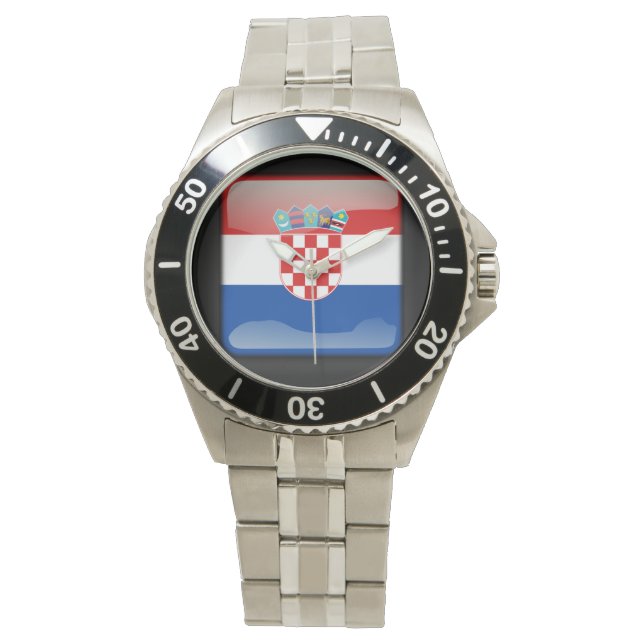 Flag_of_Croatia 腕時計 (正面)