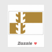 Flag of Damaraland, the Republic of South Africa シール (シート)