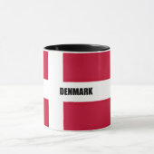 Flag of Denmark Magic Mug マグカップ (中央)