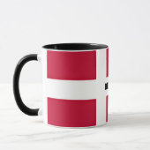 Flag of Denmark Magic Mug マグカップ (左)