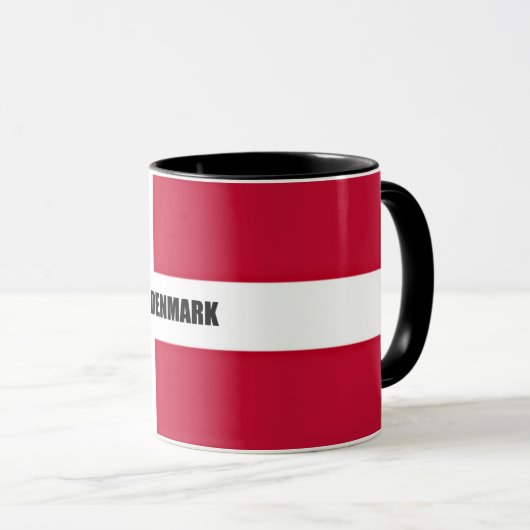 Flag of Denmark Magic Mug マグカップ (正面右)