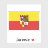 Flag of Dessau-Roßlau, Germany シール (シート)