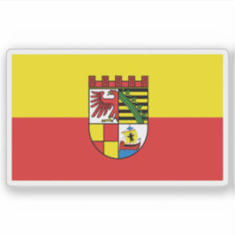 Flag of Dessau-Roßlau, Germany シール