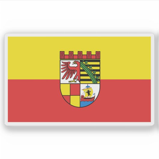 Flag of Dessau-Roßlau, Germany シール (正面)