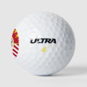 Flag of Detroit, Michigan Golf Balls ゴルフボール (ロゴ)
