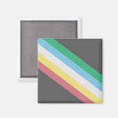Flag of Disability Pride マグネット (正面/裏面)