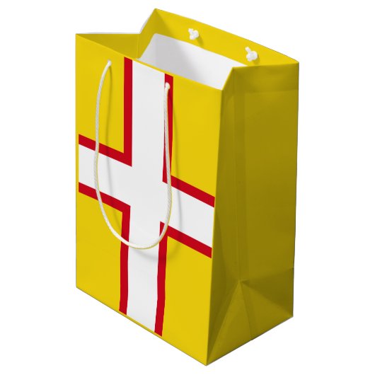 Flag of Dorset Gift Bag ミディアムペーパーバッグ (裏面アングル)