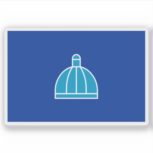 Flag of Durban, the Republic of South Africa シール (正面)