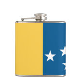 Flag of Durham, North Carolina フラスク (正面)