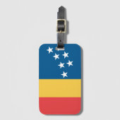 Flag of Durham, North Carolina ラゲッジタグ (正面縦)