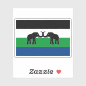 Flag of East Caprivi, the Republic of South Africa シール (シート)